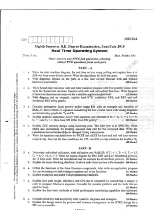 7th Semester EC VTU 2010 scheme question papers for CBCS