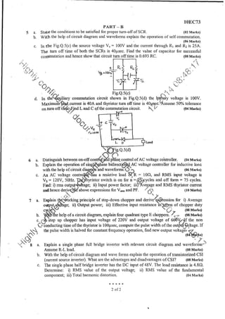 7th Semester EC VTU 2010 scheme question papers for CBCS