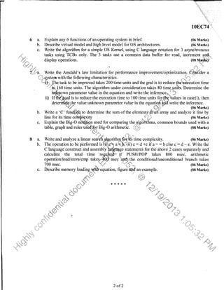7th ec & te question papers december 2013