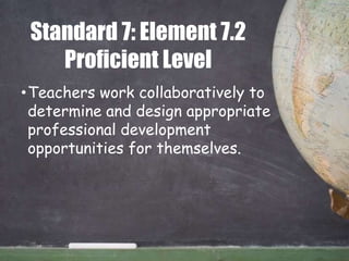 Standard 7: Professional Responsibility and Growth | PPTX