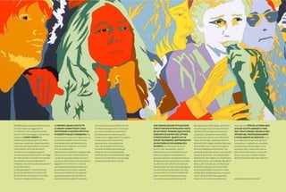 68 : 7thFloor : 12 7thFloor : 12 : 69
Parallelamente, dalla loro affermazione
ha tratto largo vantaggio anche
l’investitore, che ha potuto sfruttare
enormi ritorni d’immagine, soprattutto
rispetto al TARGET MIRATO del
proprio potenziale pubblico di clienti
e operatori qualificati. Quello tra arte e
mecenatismo rappresenta un binomio
consolidatosi nel corso dei secoli,
un esempio di strategia capace di
accrescere esponenzialmente i vantaggi
per tutti gli attori coinvolti nel processo.
Un elemento indispensabile per lo
sviluppo culturale di qualunque paese in
qualunque epoca.
La famiglia Medici fu fondamentale
per la crescita dell’arte in Italia e del
Rinascimento e verrà perciò ricordata
nei secoli soprattutto per questo.
LE IMPRESE HANNO SOSTITUITO
LE GRANDI COMMITTENZE E OGGI
SOSTENGONO LA RICERCA ARTISTICA
DI SOGGETTI VALIDI E CORAGGIOSI che
tramandano ai posteri (e regalano a noi,
se restiamo svegli) il racconto visivo
delle dinamiche e dei fenomeni che
caratterizzano l’epoca in cui vivono.
E in cui viviamo tutti.
Soprattutto, le imprese si rivolgono alla
cultura visiva come mezzo attraverso
il quale far passare all’esterno la loro
vocazione alla ricerca e all’innovazione.
Oggi però non sono solo i ricchi ad
avere queste possibilità, né solo loro
ad avere queste curiosità. La gente
comune va sempre più sviluppando
grande attenzione nei confronti di
questo fenomeno, perché ha capito
che nei secoli scorsi si è fatto l’errore
di sottovalutare gli artisti viventi, per
poi vederli aumentare a dismisura
(d’importanza e di valore) quando
ormai erano irraggiungibili. Percepisce
il senso di perenne movimento,
avanzamento, che caratterizza
l’arte. Anche grazie all’immenso
incremento delle potenzialità dei
mezzi di comunicazione globale,
quello dell’arte contemporanea è oggi
divenuto un fenomeno che coinvolge
sempre più larghi settori sociali.
UNA COMUNICAZIONE EFFICACE DEVE
PERCIÒ TENTARE DI RIVOLGERSI TANTO
AD UN TARGET PRIMARIO QUALIFICATO,
COMPOSTO DI ESPERTI DEL SETTORE
E PROFESSIONISTI, QUANTO AD UN
TARGET SECONDARIO, RAPPRESENTATO
DA UN PUBBLICO PIÙ GENERALISTA
ED AMPIO. Le cifre record di alcuni
artisti cinesi, ad esempio, sono la
dimostrazione inconfutabile che, con
attenzione, rigore e competenza, si
possono realizzare risultati straordinari.
Wang Quinsong è passato da una media
di 3.800 euro nel 2002 ad una media di
280.000 dollari nel 2007. Zhang Xiaogang
da una media di 40.000 dollari nel 2003
ad una media di 3 milioni di dollari nel
2007. E così è interessante osservare
la crescita esponenziale dei valori di
Barnaby Furnas, Peter Doig, Yue Minjun,
Feng Zhengjie, Dana Schutz, Eberhard
Havekost, Shi Xinning ma anche altri
più giovani che stanno mantenendo
premesse e promesse come Alberto Di
Fabio, Hernan Bas, Lisa Ruyter, Darren
Almond, Kristin Baker, Manfredi Beninati,
Jules de Balincourt e poi artisti legati a
correnti trasgressive ed estreme, che
solitamente aprono scenari nuovi perché
rompono gli schemi, come Mark Ryden,
Todd Schorr, Ron English, Chris Johanson,
Ryan McGinness, Barry McGee, Wangechi
Mutu e altri. È avvenuto, e nell’epoca di
Internet è sotto gli occhi di tutti. Ed è
avvenuto perchè gli investitori si sono
affidati alla competenza e al curriculum.
Critici “fai da te” del nostro paesello
televisivo non ne hanno indovinato
neanche uno, PERCHÈ LA STORIA NON
SI FA NEI SALOTTI ANNOIATI E PIGRI
DELL’ITALIA COMODA, MA NELLE SEDI
OPPORTUNE, PROFESSIONALMENTE
E STORICAMENTE ACCREDITATE. E chi
fa accademia non può fare mercato
e viceversa. Ci vuole etica, vocazione,
preparazione e deontologia. Come
succede a tutti i livelli e per tutte le
altre attività dell’Uomo. La cosa che
fa più male, però, è vedere il Paese
dell’arte distante dallo stato dell’arte.
www.francescocascino.com
 