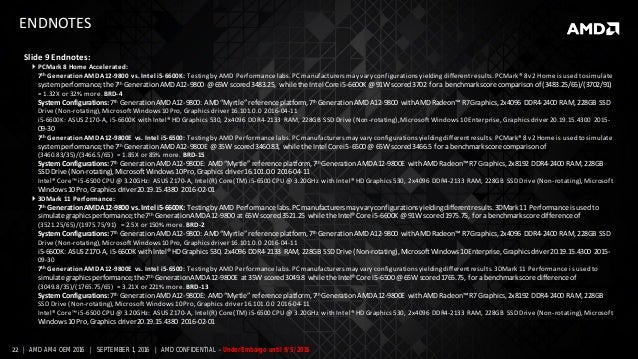 7th Gen Amd A Series Announcement