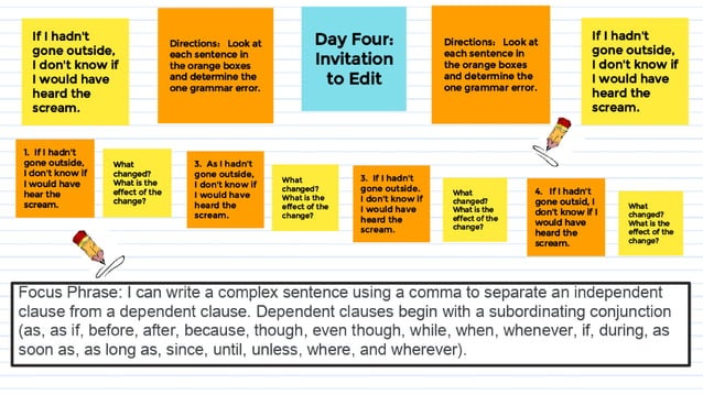 7th grade complex sentences | PDF