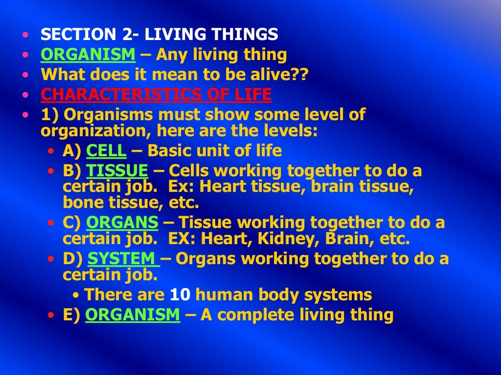 7th grade life science chapter 1 (revised)