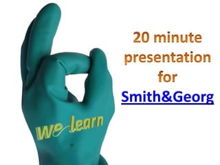 20 minute presentation for Smith&Georg 