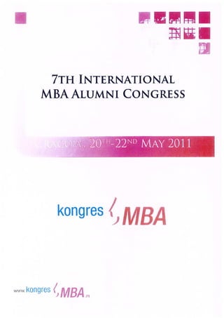 7th international MBA alumni congress