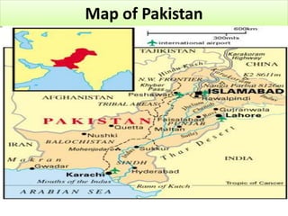 Map of Pakistan
 