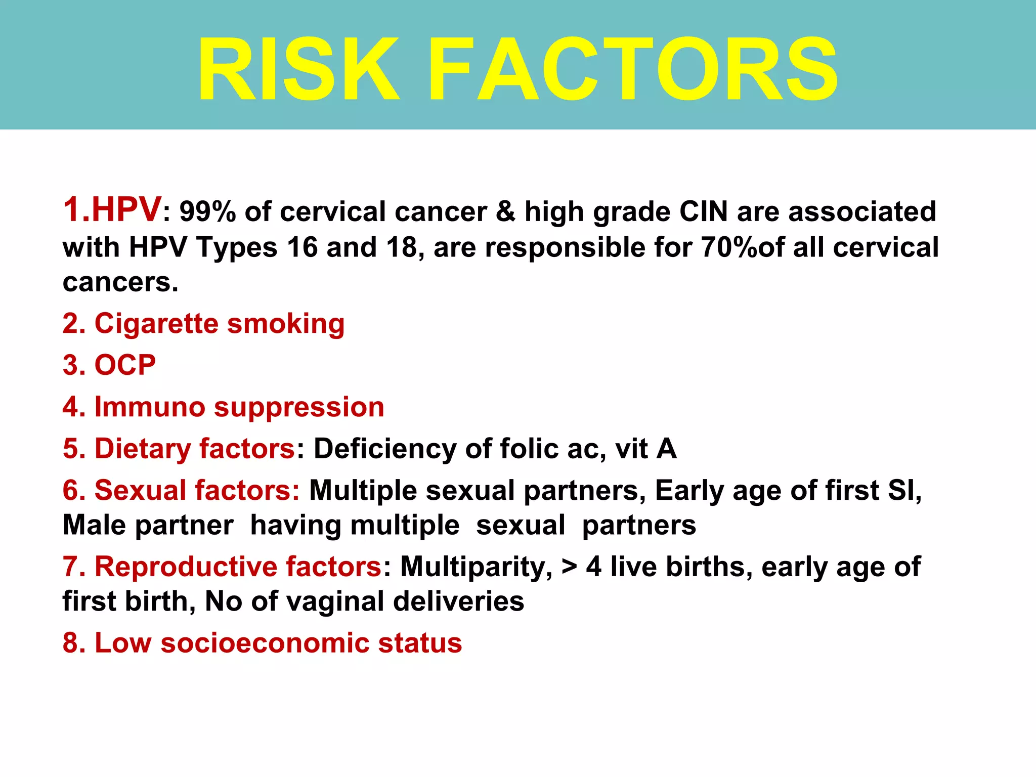 Evidence Based Guide of Screening for Prevention of Cervical Cancer | PPT