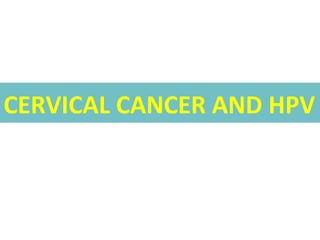 Evidence Based Guide of Screening for Prevention of Cervical Cancer | PPT