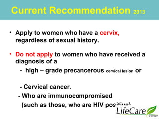 Evidence Based Guide of Screening for Prevention of Cervical Cancer | PPT