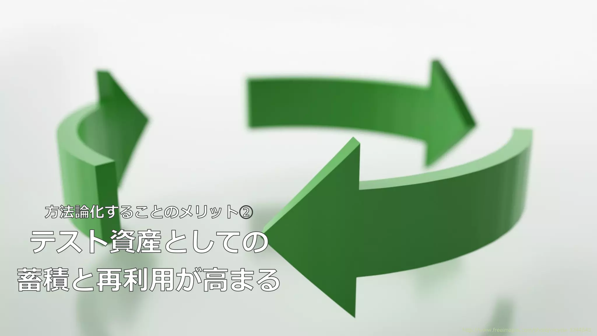 方法論化することのメリット①
出力形式の共通化により
レビューが容易になる
https://www.pakutaso.com/20150524127post-5475.html
 