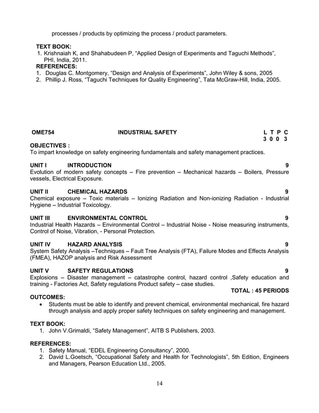 7th sem open elective list and syllabus | PDF