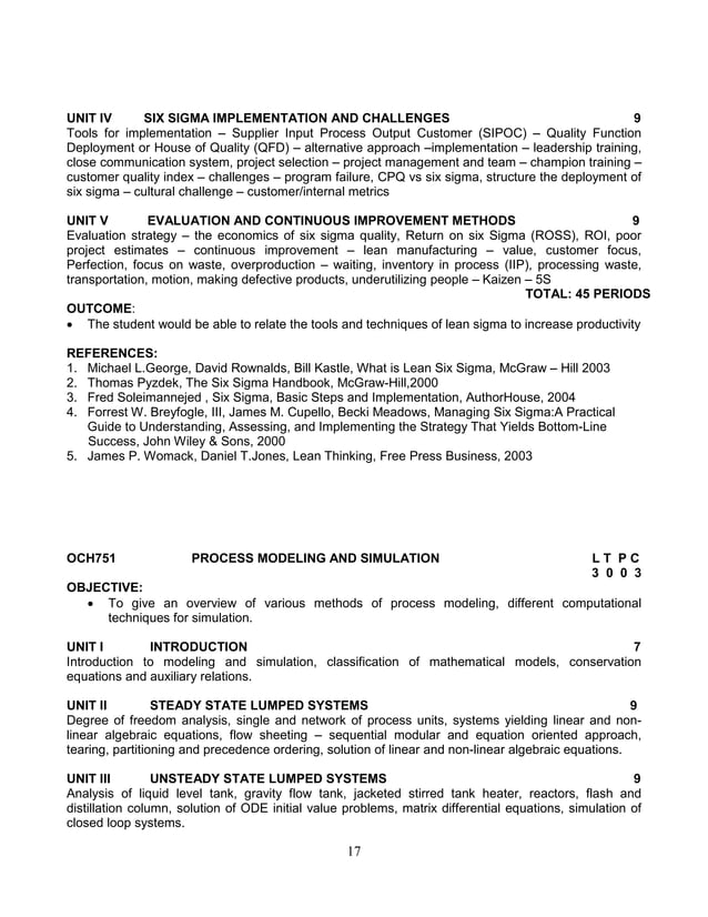 7th sem open elective list and syllabus | PDF