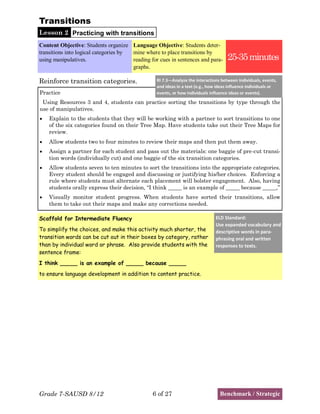 7th transitions | PDF