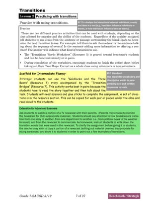 7th transitions | PDF