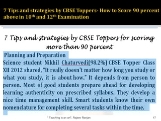 7 tips and strategies by cbse toppers for scoring more than 90 percent ...
