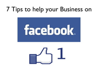 7 Tips to help your Business on 