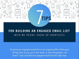 7 tips for building an engaged email list