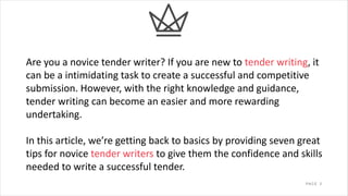 7 Tips for Novice Tender Writers.pdf