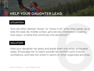 7 Tips for Parents - #LeanInTogether