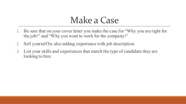 tips cover letters
