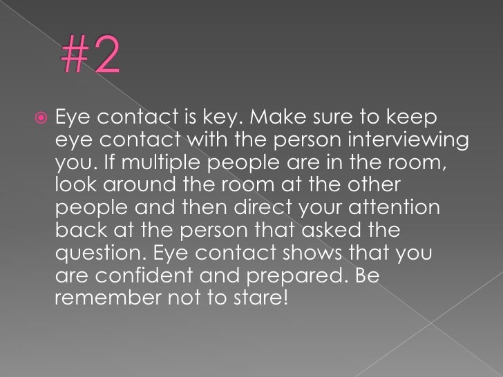 good tips for interviews