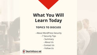 7 tips to make word press website secure in 2021