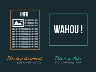 Đây là một văn bản .   Đây là một trang chiếu.
 