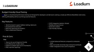 Leading Load & Performance Testing Tools in 2025 | PPTX