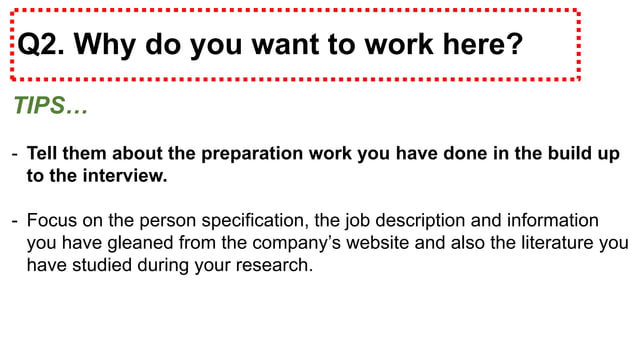 7 top interview questions and answers by Richard McMunn | PPTX