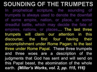First Three Trumpets 7 Trumpets and 3 Woes | PPTX