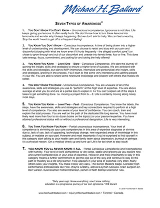 7 Types of Awareness | PDF