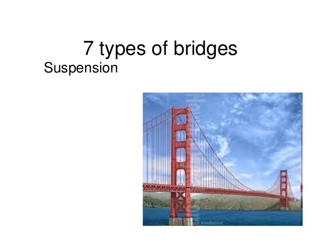 types of bridges types of bridges