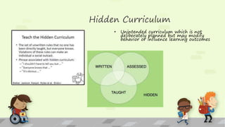 7 Types of Curriculum Operating in Schools