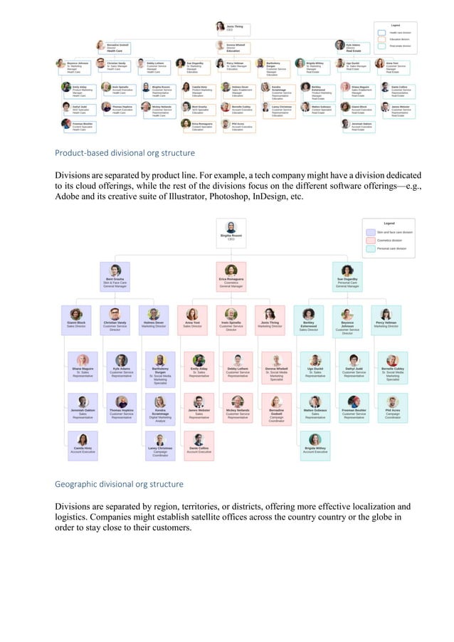 7 types of organizational structures | PDF