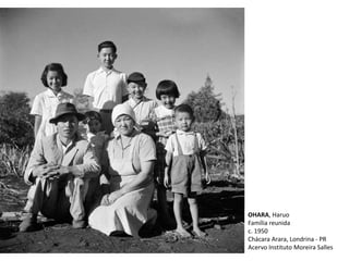 OHARA, Haruo
Família reunida
c. 1950
Chácara Arara, Londrina - PR
Acervo Instituto Moreira Salles
 