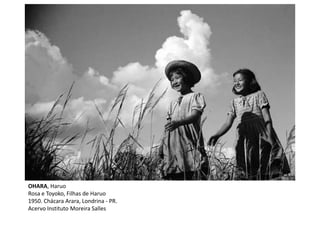 OHARA, Haruo
Rosa e Toyoko, Filhas de Haruo
1950. Chácara Arara, Londrina - PR.
Acervo Instituto Moreira Salles
 