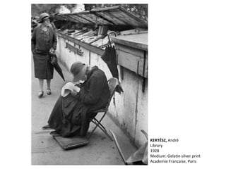 KERTÉSZ, André
Library
1928
Medium: Gelatin silver print
Academie Francaise, Paris
 