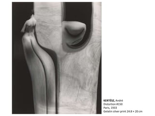 KERTÉSZ, André
Distortion #150
Paris, 1933
Gelatin silver print 24.8 × 20 cm
 