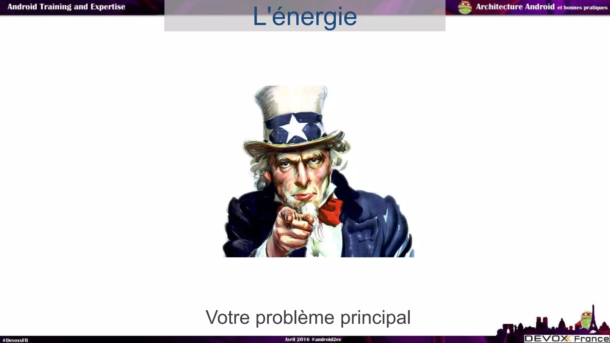L'énergie
Votre problème principal
 