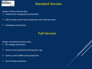 7UM62 Generator Protection Relay | PDF
