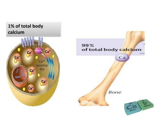 1% of total body
calcium
 