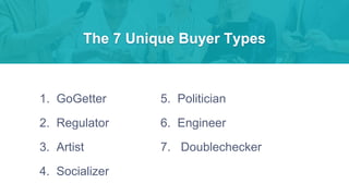 7 Unique Buyer Types and How to Sell to Them | PPT