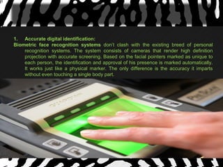 Biometric Face Recognition System | PPT