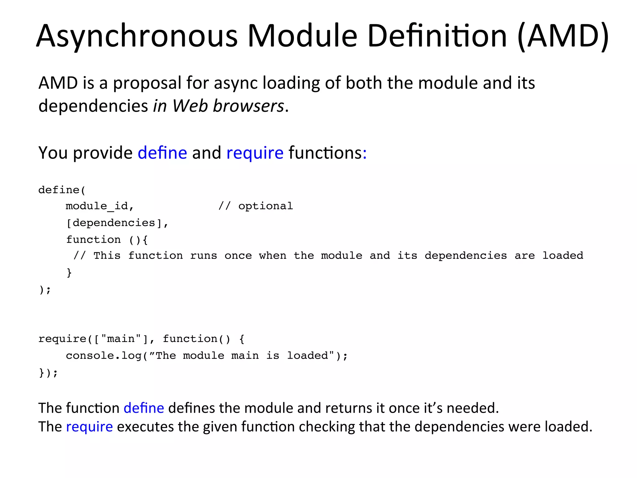 V5	
  Demo:	
  With	
  RequireJS	
  
 