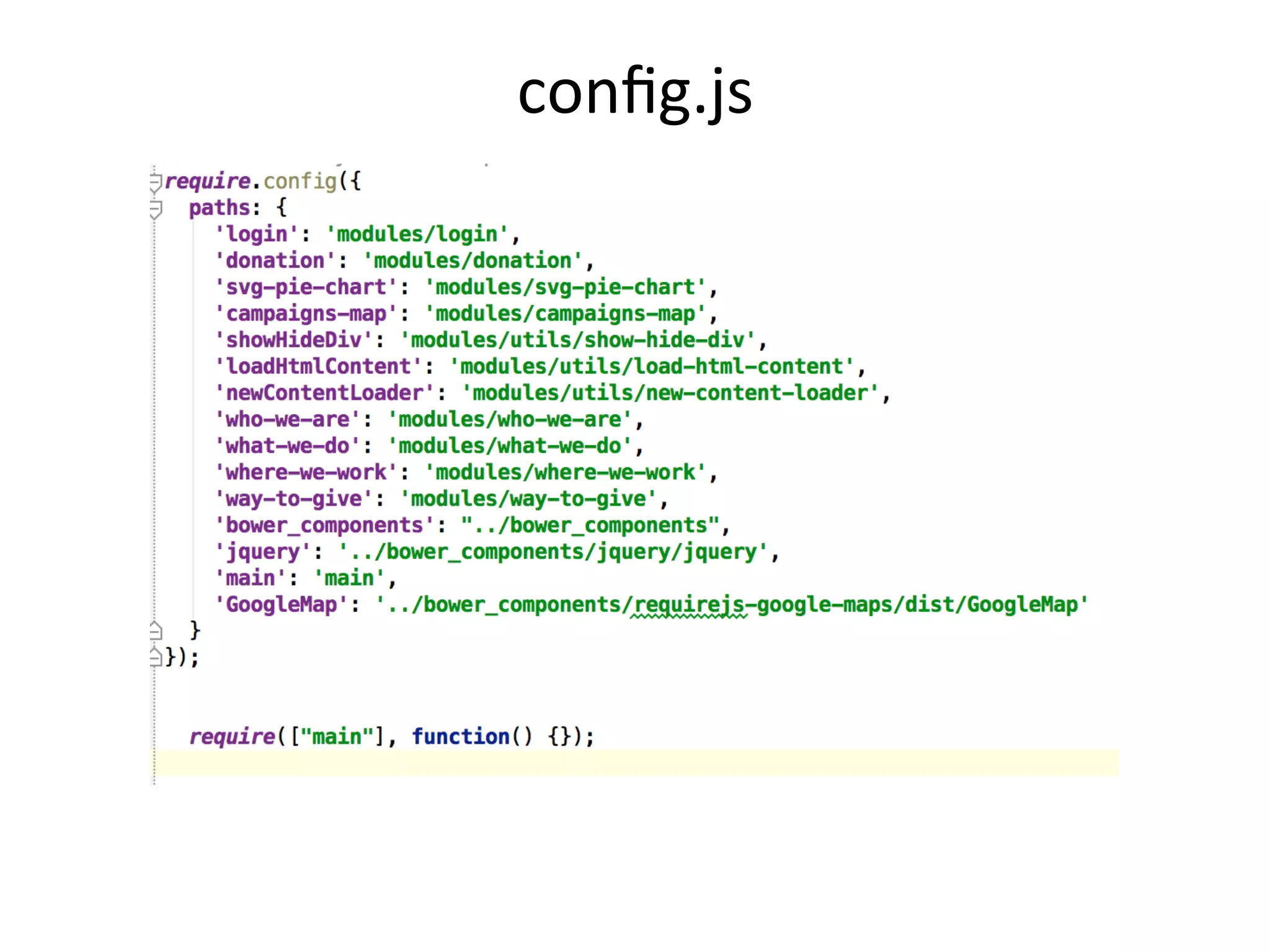 V6:	
  With	
  jQuery	
  Mobile	
  
•  Easy	
  to	
  learn.	
  Built	
  on	
  top	
  of	
  jQuery	
  Core	
  library	
  
•  HTML5	
  allows	
  crea?ng	
  custom	
  non-­‐visible	
  akributes.	
  They	
  
have	
  to	
  start	
  with	
  data-:	
  
<div data-role="page" id="Stats">
•  The	
  UI	
  shows	
  one	
  page	
  at	
  a	
  ?me	
  
•  Light-­‐weight	
  (90Kb	
  gZipped)	
  
 