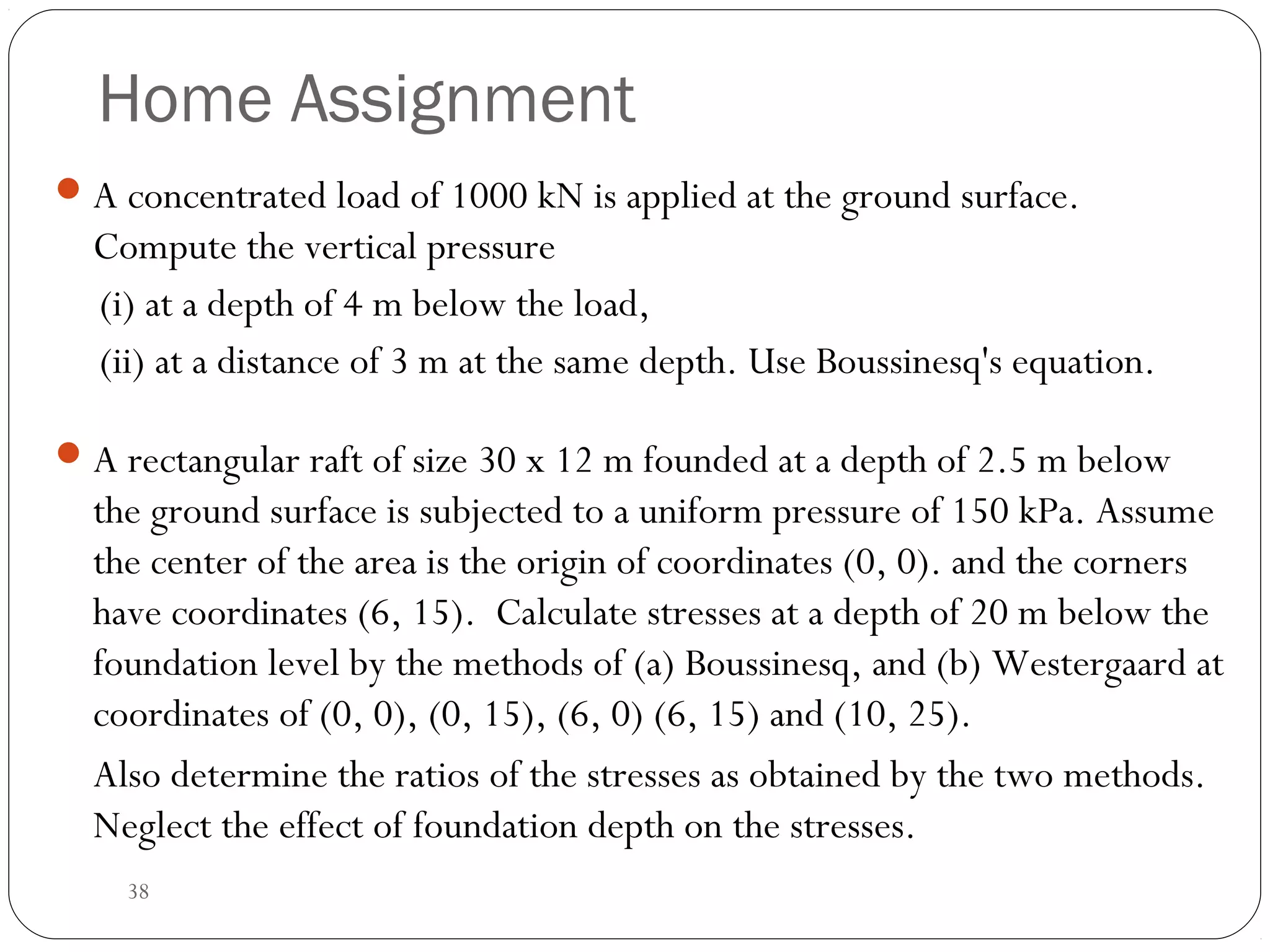 7 vertical stresses below applied loads (1) | PPT