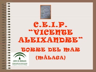C.E.I.P.
  “VICENTE
ALEIXANDRE”
TORRE DEL MAR
   (MÁLAGA)
 
