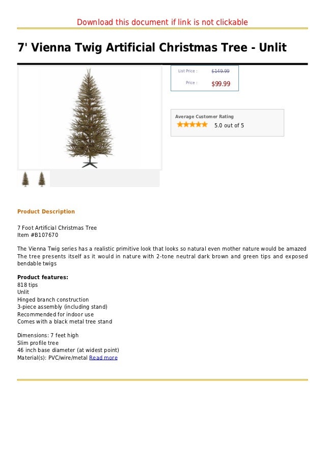 7 vienna twig artificial christmas tree unlit vienna twig christmas trees