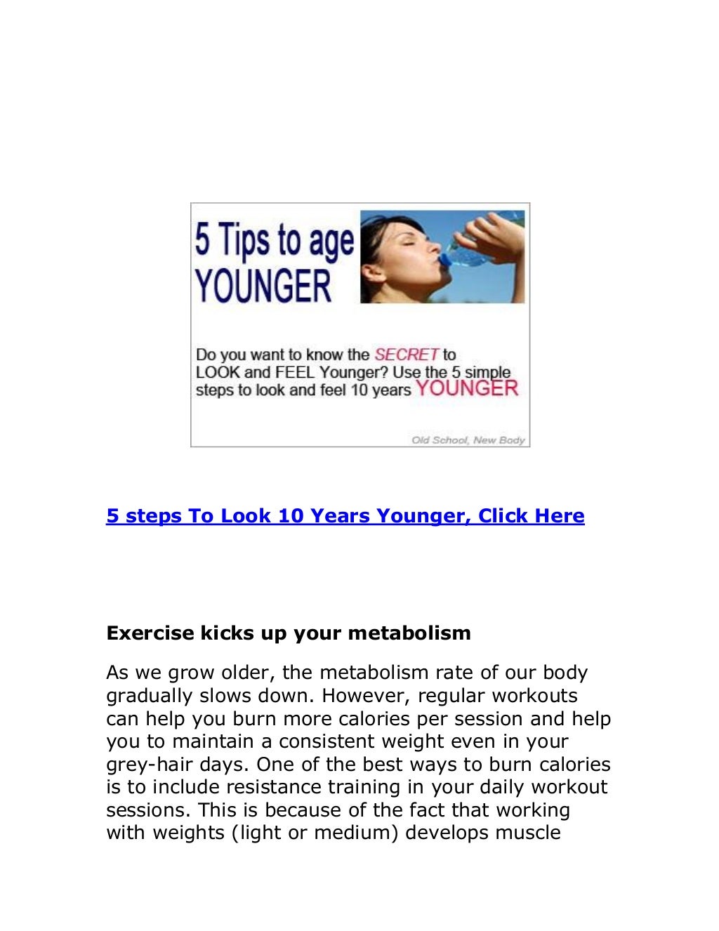 7 Ways Exercise Makes You Look and Feel Younger